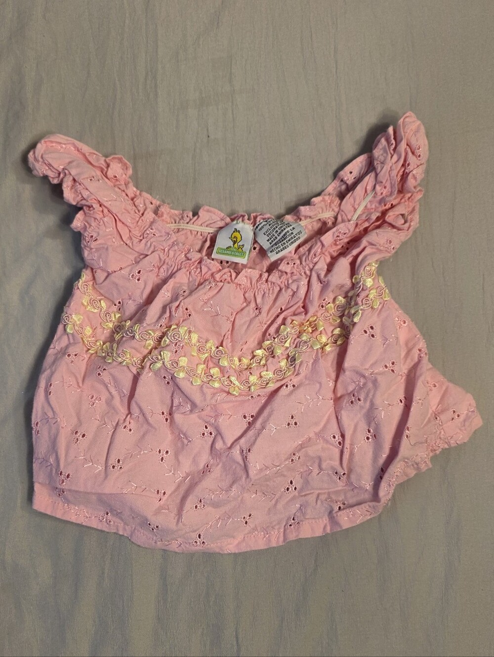 Vintage 2000s Sesame Street Pink Top